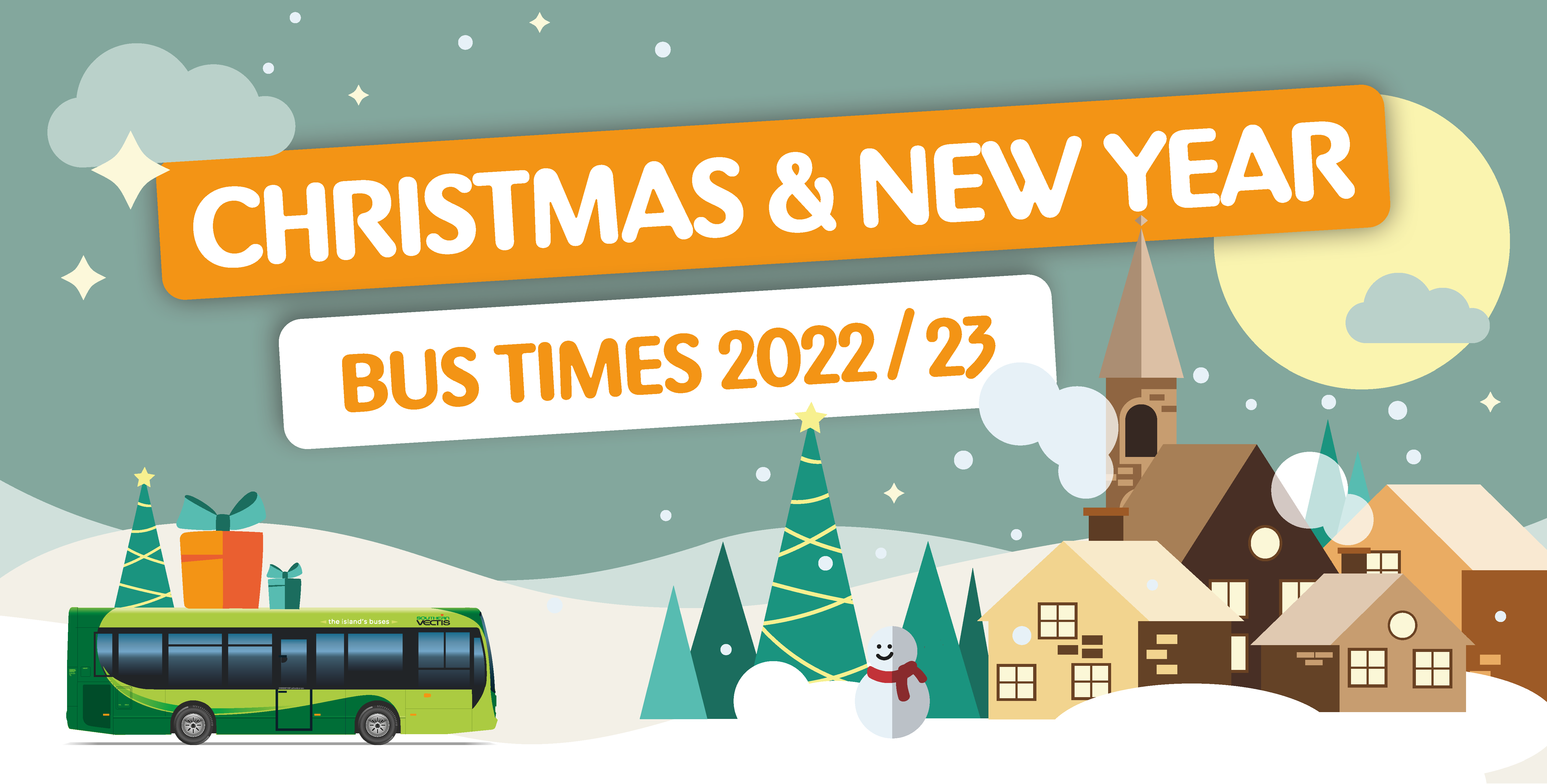 Christmas and New Year Bus Times Southern Vectis